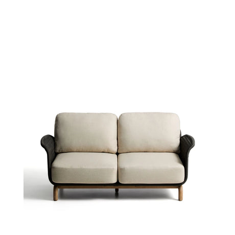 2-Sitzer-Sofa Alipa aus massivem Akazienholz und dunkelgrauem Seil, 165 cm von Kave Home – Bild 1