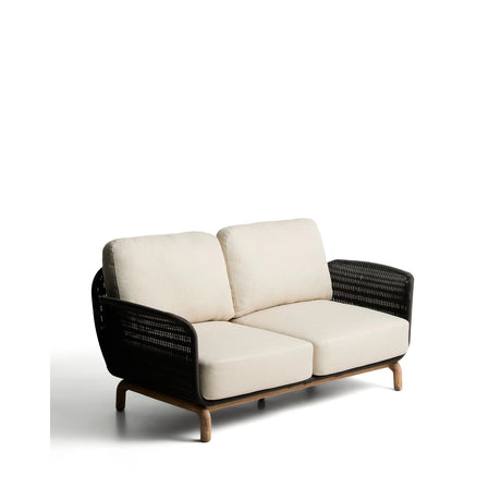 2-Sitzer-Sofa Alipa aus massivem Akazienholz und dunkelgrauem Seil, 165 cm von Kave Home – Bild 5