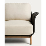 2-Sitzer-Sofa Alipa aus massivem Akazienholz und dunkelgrauem Seil, 165 cm von Kave Home – Bild 7