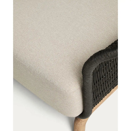 2-Sitzer-Sofa Alipa aus massivem Akazienholz und dunkelgrauem Seil, 165 cm von Kave Home – Bild 8