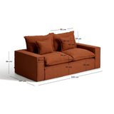 2-Sitzer-Sofa Anarela mit abnehmbarem Bezug aus 100 % Leinen, 220 cm, FSC Mix Credit von Kave Home – Bild 6