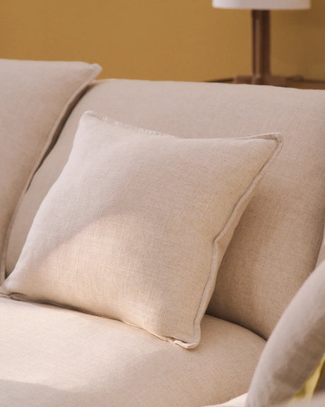 2-Sitzer-Sofa Anarela mit abnehmbarem Bezug aus Leinen und Viskose, 220 cm, FSC Mix Credit von Kave Home – Bild 3