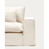 2-Sitzer-Sofa Anarela mit abnehmbarem Bezug aus Leinen und Viskose, 220 cm, FSC Mix Credit von Kave Home – Bild 9