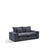2-Sitzer-Sofa Anarela mit abnehmbarem Bezug aus Leinen und Viskose in Dunkelgrau, 240 cm, FSC Mix Credit von Kave Home – Bild 1
