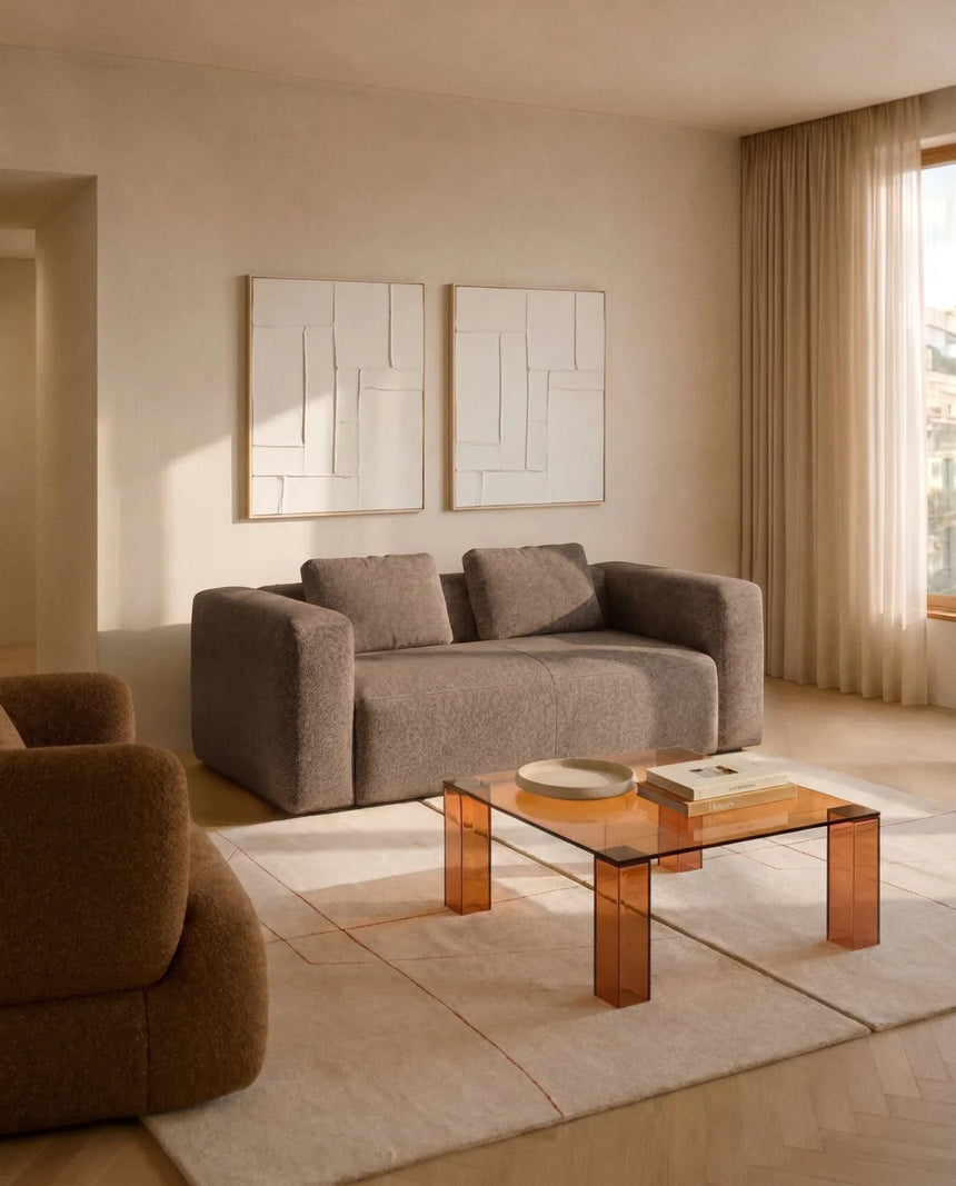 2-Sitzer-Sofa Blok in Chenille, 210 cm, FSC Mix Credit von Kave Home – Bild 2