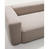 2-Sitzer-Sofa Blok in beiger Chenille, 210 cm, FSC Mix Credit von Kave Home – Bild 6
