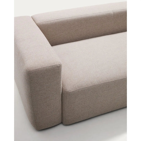 2-Sitzer-Sofa Blok in beiger Chenille, 210 cm, FSC Mix Credit von Kave Home – Bild 6