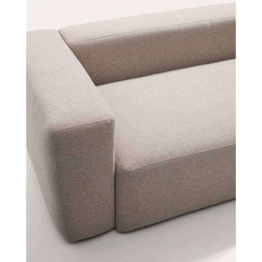 2-Sitzer-Sofa Blok in beiger Chenille, 210 cm, FSC Mix Credit von Kave Home – Bild 6