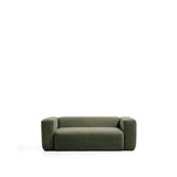 2-Sitzer-Sofa Blok in moosgrüner Chenille, 210 cm, FSC Mix Credit von Kave Home – Bild 1