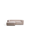 2-Sitzer-Sofa Blok mit Chaiselongue links in beiger Chenille, 240 cm, FSC Mix Credit von Kave Home – Bild 1