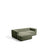 2-Sitzer-Sofa Blok mit Chaiselongue links in moosgrüner Chenille, 240 cm, FSC Mix Credit von Kave Home – Bild 1