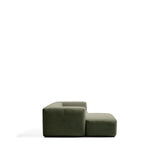 2-Sitzer-Sofa Blok mit Chaiselongue links in moosgrüner Chenille, 240 cm, FSC Mix Credit von Kave Home – Bild 4
