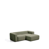 2-Sitzer-Sofa Blok mit Chaiselongue rechts in moosgrüner Chenille, 240 cm, FSC Mix Credit von Kave Home – Bild 4