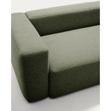 2-Sitzer-Sofa Blok mit Chaiselongue rechts in moosgrüner Chenille, 240 cm, FSC Mix Credit von Kave Home – Bild 7