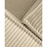 2-Sitzer-Sofa Blok mit dickem Cord in Naturfarbe 210 cm FSC Mix Credit von Kave Home – Produktbild 5