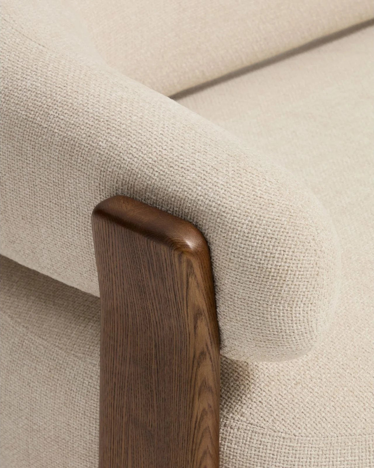 2-Sitzer-Sofa Granite mit Chenille und Beinen aus massivem Eschenholz in verschiedenen Finishes, 155 cm, FSC 100 % von Kave Home – Bild 5