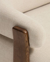 2-Sitzer-Sofa Granite mit Chenille und Beinen aus massivem Eschenholz in verschiedenen Finishes, 155 cm, FSC 100 % von Kave Home – Bild 5