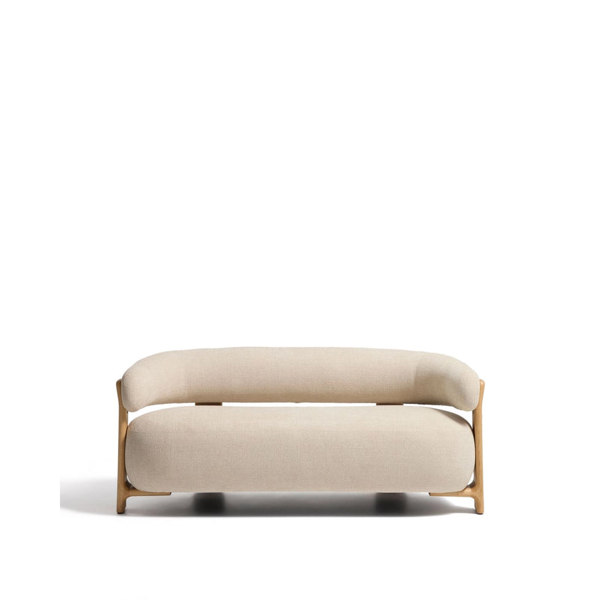 2-Sitzer-Sofa Granite mit beiger Chenille und Beinen aus massivem Eschenholz mit natürlichem Finish, 155 cm, FSC 100 % von Kave Home – Bild 1