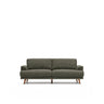 2-Sitzer-Sofa Karin aus Chenille mit Beinen aus massivem Buchenholz mit walnussfarbener Oberfläche 210 cm von Kave Home – Bild 1