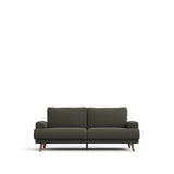 2-Sitzer-Sofa Karin aus dunkelgrüner Chenille mit Beinen aus massivem Buchenholz 210 cm von Kave Home – Produktbild 1
