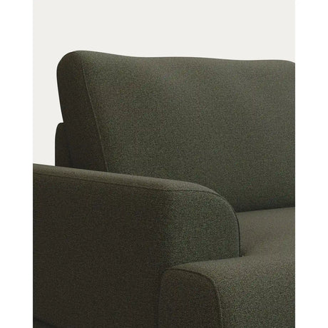 2-Sitzer-Sofa Karin aus dunkelgrüner Chenille mit Beinen aus massivem Buchenholz 210 cm von Kave Home – Produktbild 7