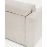 2-Sitzer-Sofa Lares mit elektrisch ausfahrbaren Sitzen und verstellbarer Kopfstütze in beiger Chenille, 150 cm von Kave Home – Bild 15