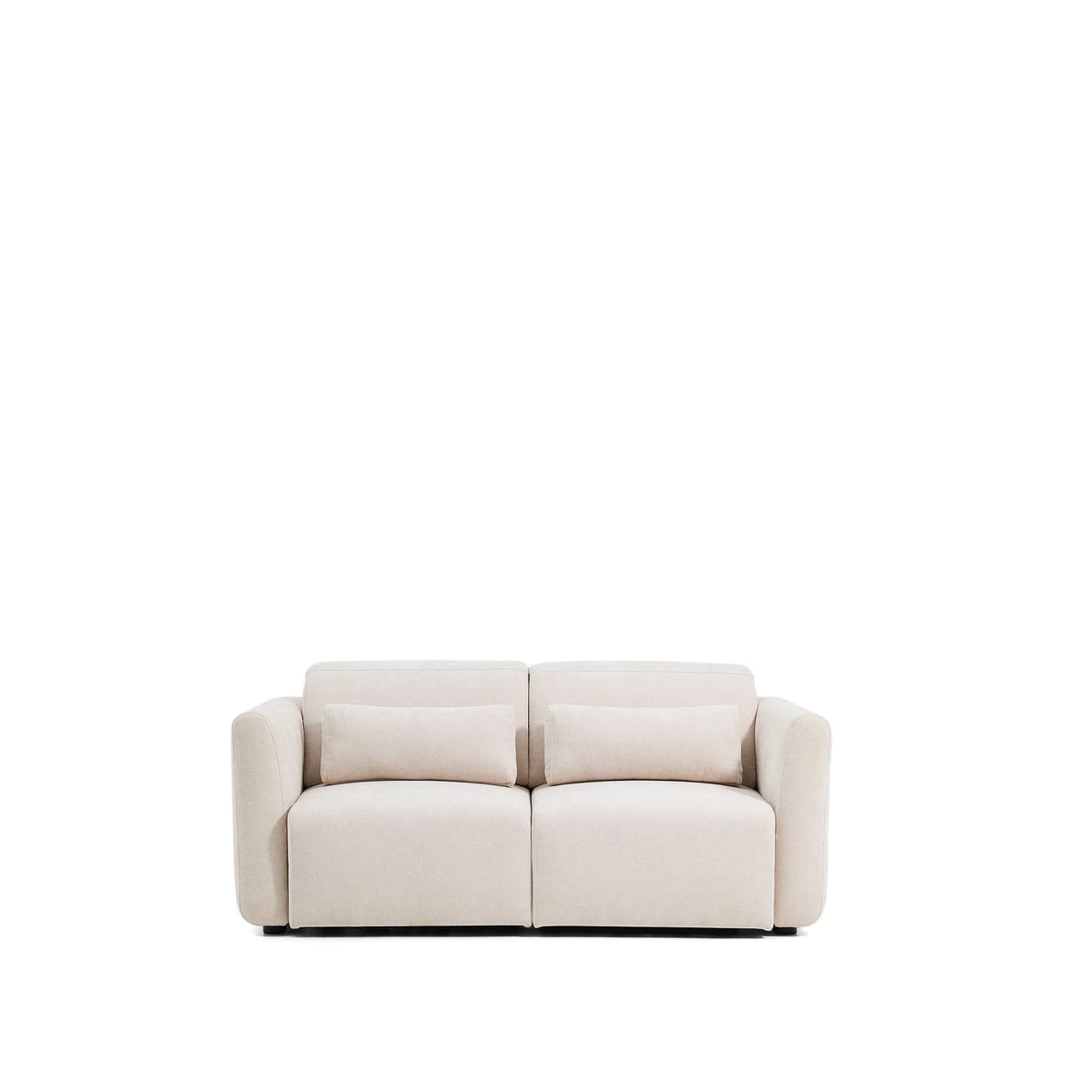 2-Sitzer-Sofa Lares mit elektrisch ausfahrbaren Sitzen und verstellbarer Kopfstütze in beiger Chenille, 180 cm von Kave Home – Produktbild 7