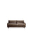 2-Sitzer-Sofa Veliro aus Samt mit Stahlbeinen in schwarzer Ausführung, 210 cm, FSC Mix Credit von Kave Home – Bild 1