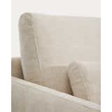 2-Sitzer-Sofa Veliro aus beiger Chenille mit schwarzen Stahlbeinen, 210 cm FSC Mix Credit von Kave Home – Bild 10