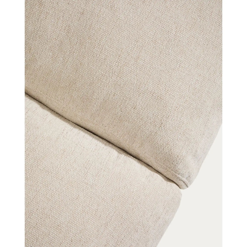 2-Sitzer-Sofa Veliro aus beiger Chenille mit schwarzen Stahlbeinen, 210 cm FSC Mix Credit von Kave Home – Bild 12