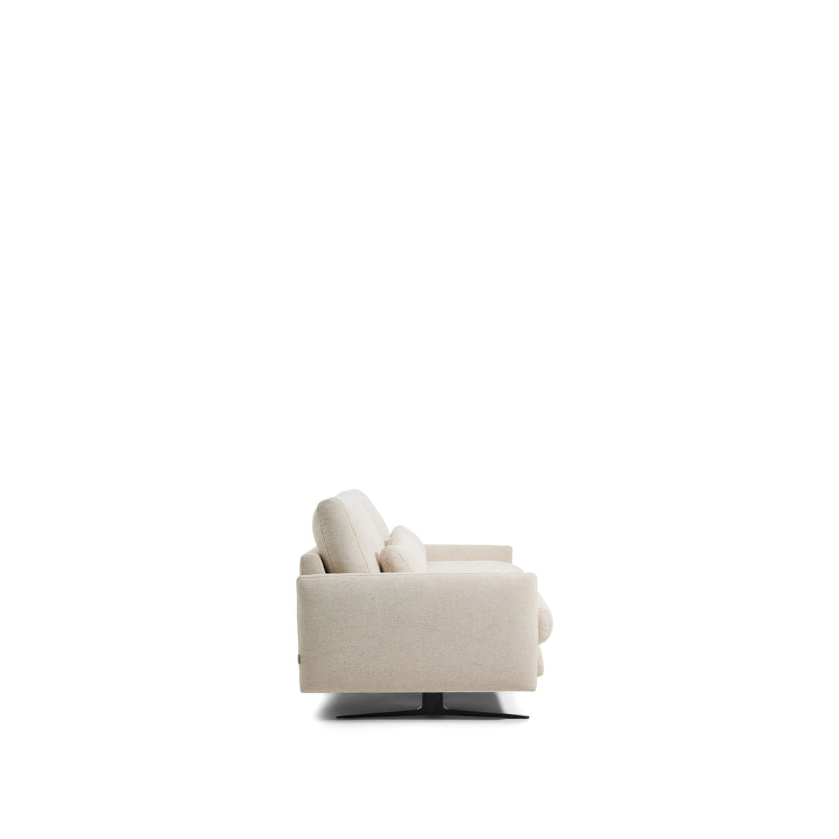 2-Sitzer-Sofa Veliro aus beiger Chenille mit schwarzen Stahlbeinen, 210 cm FSC Mix Credit von Kave Home – Bild 6