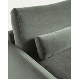 2-Sitzer-Sofa Veliro aus grünem Samt mit Stahlbeinen in schwarzer Ausführung, 180 cm FSC Mix Credit von Kave Home – Bild 7