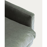 2-Sitzer-Sofa Veliro aus grünem Samt mit Stahlbeinen in schwarzer Ausführung, 180 cm FSC Mix Credit von Kave Home – Bild 9