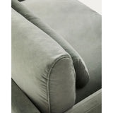 2-Sitzer-Sofa Veliro aus grünem Samt mit Stahlbeinen in schwarzer Ausführung, 210 cm FSC Mix Credit von Kave Home – Bild 11