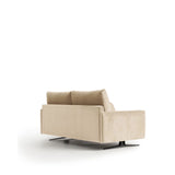 2-Sitzer-Sofa Veliro aus perlfarbenem Samt mit Stahlbeinen in schwarzer Ausführung, 180 cm, FSC Mix Credit von Kave Home – Bild 6