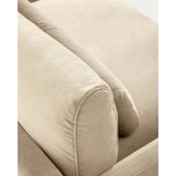 2-Sitzer-Sofa Veliro aus perlfarbenem Samt mit Stahlbeinen in schwarzer Ausführung, 210 cm, FSC Mix Credit von Kave Home – Bild 10