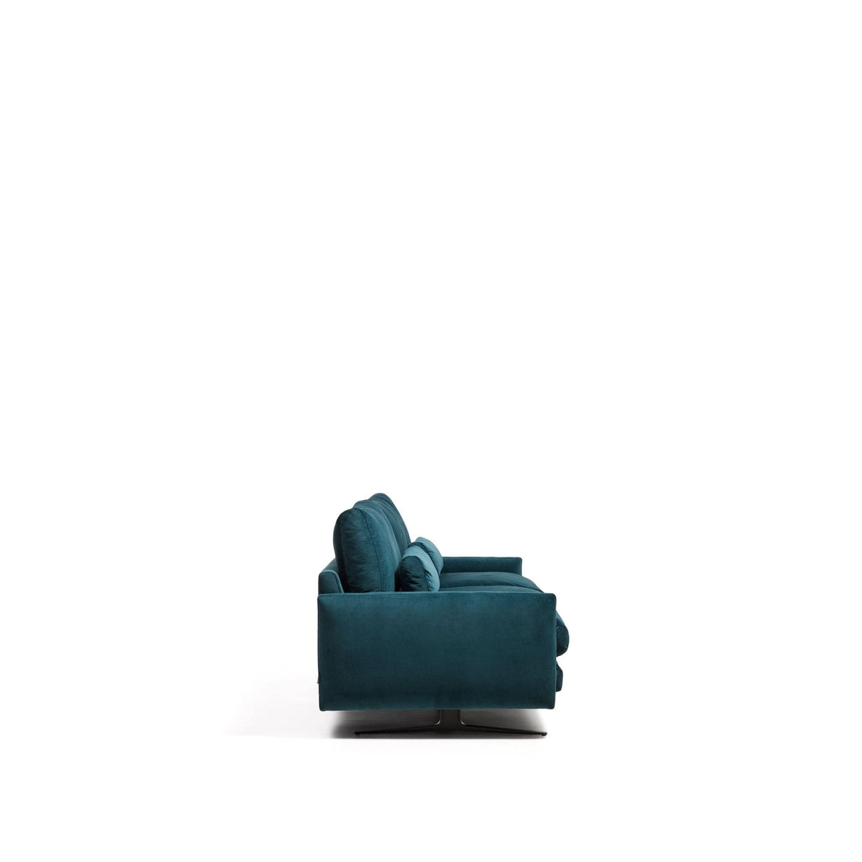2-Sitzer-Sofa Veliro, schwer entflammbar, mit Samt und Stahlbeinen mit schwarzem Finish, 210 cm, FSC Mix Credit von Kave Home – Bild 5