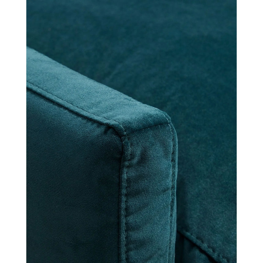 2-Sitzer-Sofa Veliro, schwer entflammbar, mit Samt und Stahlbeinen mit schwarzem Finish, 210 cm, FSC Mix Credit von Kave Home – Bild 8