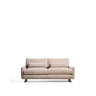 2-Sitzer-Sofa Veliro, schwer entflammbar, mit perlweißem Samt und Stahlbeinen mit schwarzem Finish, 210 cm, FSC Mix Credit von Kave Home – Bild 4