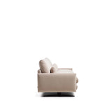 2-Sitzer-Sofa Veliro, schwer entflammbar, mit perlweißem Samt und Stahlbeinen mit schwarzem Finish, 210 cm, FSC Mix Credit von Kave Home – Bild 7
