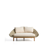 2er-Sonnenliege Olbia aus synthetischem Rattan und massivem Teakholz FSC 100 % von Kave Home – Bild 6