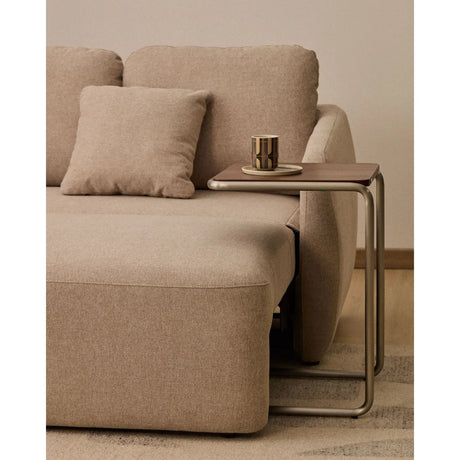 3-Sitzer-Bettsofa Laira in beiger Chenille, 218 cm, FSC Mix Credit von Kave Home – Produktbild 3