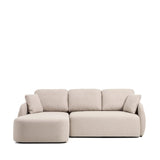 3-Sitzer-Bettsofa Laira in beiger Chenille und Chaiselongue links, 246 cm, FSC Mix Credit von Kave Home – Produktbild 1
