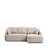 3-Sitzer-Bettsofa Laira in beiger Chenille und Chaiselongue rechts, 246 cm, FSC Mix Credit von Kave Home – Produktbild 1