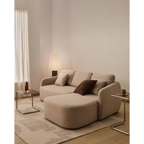 3-Sitzer-Bettsofa Laira in beiger Chenille und Chaiselongue rechts, 246 cm, FSC Mix Credit von Kave Home – Produktbild 3