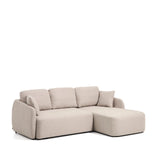 3-Sitzer-Bettsofa Laira in beiger Chenille und Chaiselongue rechts, 246 cm, FSC Mix Credit von Kave Home – Produktbild 6