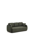 3-Sitzer-Bettsofa Laira in dunkelgrüner Chenille, 218 cm, FSC Mix Credit von Kave Home – Bild 7