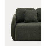 3-Sitzer-Bettsofa Laira in dunkelgrüner Chenille, 218 cm, FSC Mix Credit von Kave Home – Bild 9