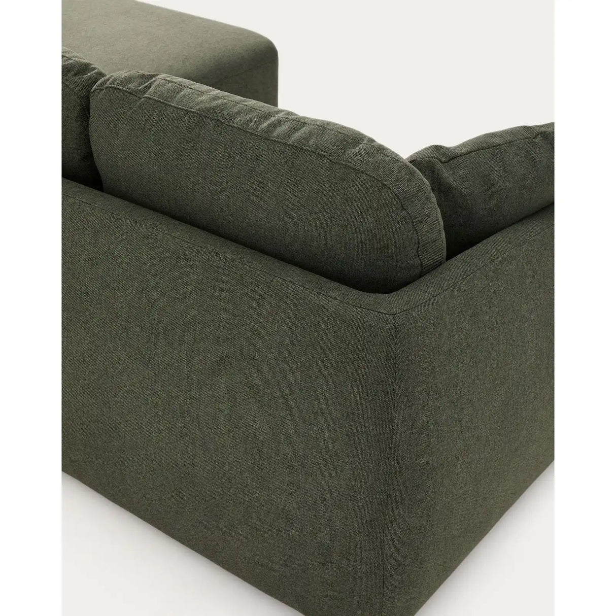 3-Sitzer-Bettsofa Laira in dunkelgrüner Chenille und Chaiselongue links, 246 cm, FSC Mix Credit von Kave Home – Produktbild 11