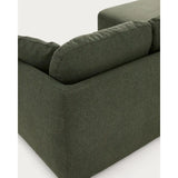 3-Sitzer-Bettsofa Laira in dunkelgrüner Chenille und Chaiselongue rechts, 246 cm, FSC Mix Credit von Kave Home – Bild 10
